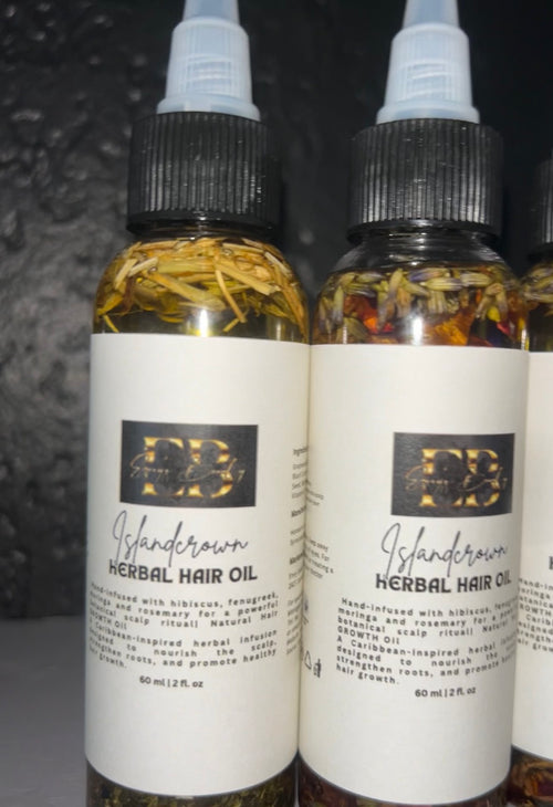 Island Crown Herbal Hair Oil – Growth & Scalp Therapy